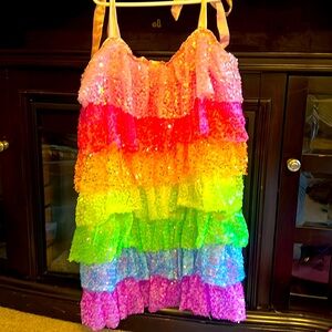 Lola and the Boys Rainbow Dress